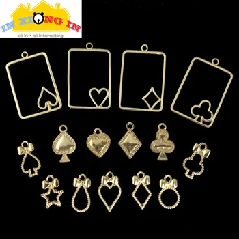 5pcs Pocker Charms DIY UV Resin Craft Square Open Bezels Mini Heart Star Jewelry Accessories Resin Pendant Making Tools
5pcs Pocker Charms DIY UV Resin Craft Square Open Bezels Mini Heart Star Jewelry Accessories Resin Pendant Making Tools
