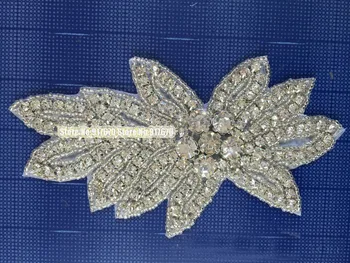 Fashion Handmade Patche Flower Rhinestone Appliques for dresses patches applique10pieces/lot
Fashion Handmade Patche Flower Rhinestone Appliques for dresses patches applique10pieces/lot