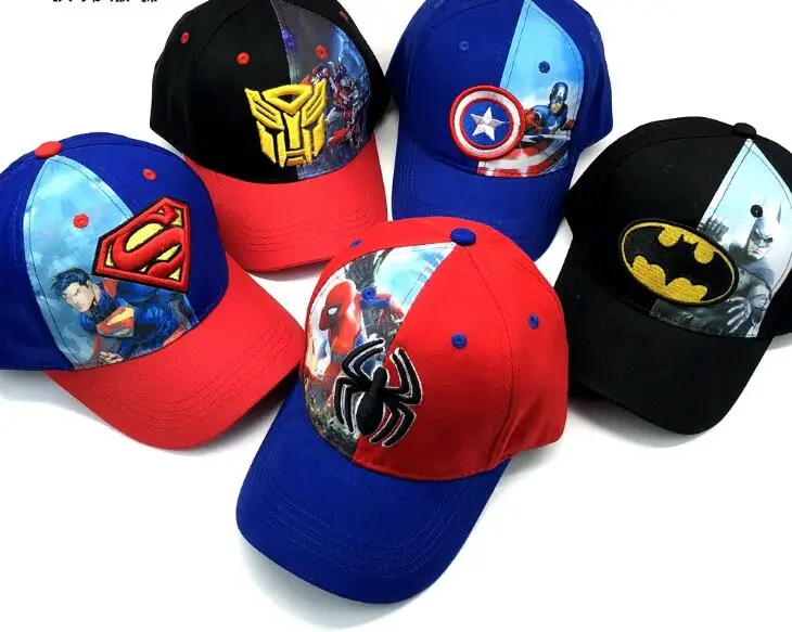 1pcs cartoon kids avengers Batman superman spider-man Fashion Sun Hat Casual Cosplay Baseball Cap children party gifts 50-52cm
1pcs cartoon kids avengers Batman superman spider-man Fashion Sun Hat Casual Cosplay Baseball Cap children party gifts 50-52cm