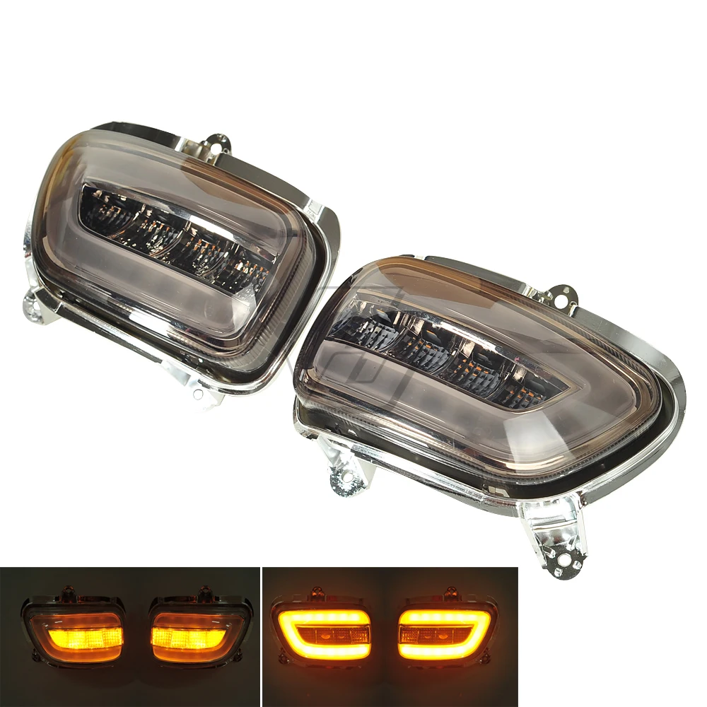 Smoke LED Motorcycle Front Side Turn Signal Lights Blinker Case for Honda Goldwing GL1800 F6B 2001-2017
Smoke LED Motorcycle Front Side Turn Signal Lights Blinker Case for Honda Goldwing GL1800 F6B 2001-2017