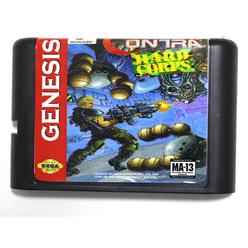 Top quality 16 bit Sega MD game Cartridge for Megadrive Genesis system --- Contra Hard Corps
Top quality 16 bit Sega MD game Cartridge for Megadrive Genesis system --- Contra Hard Corps