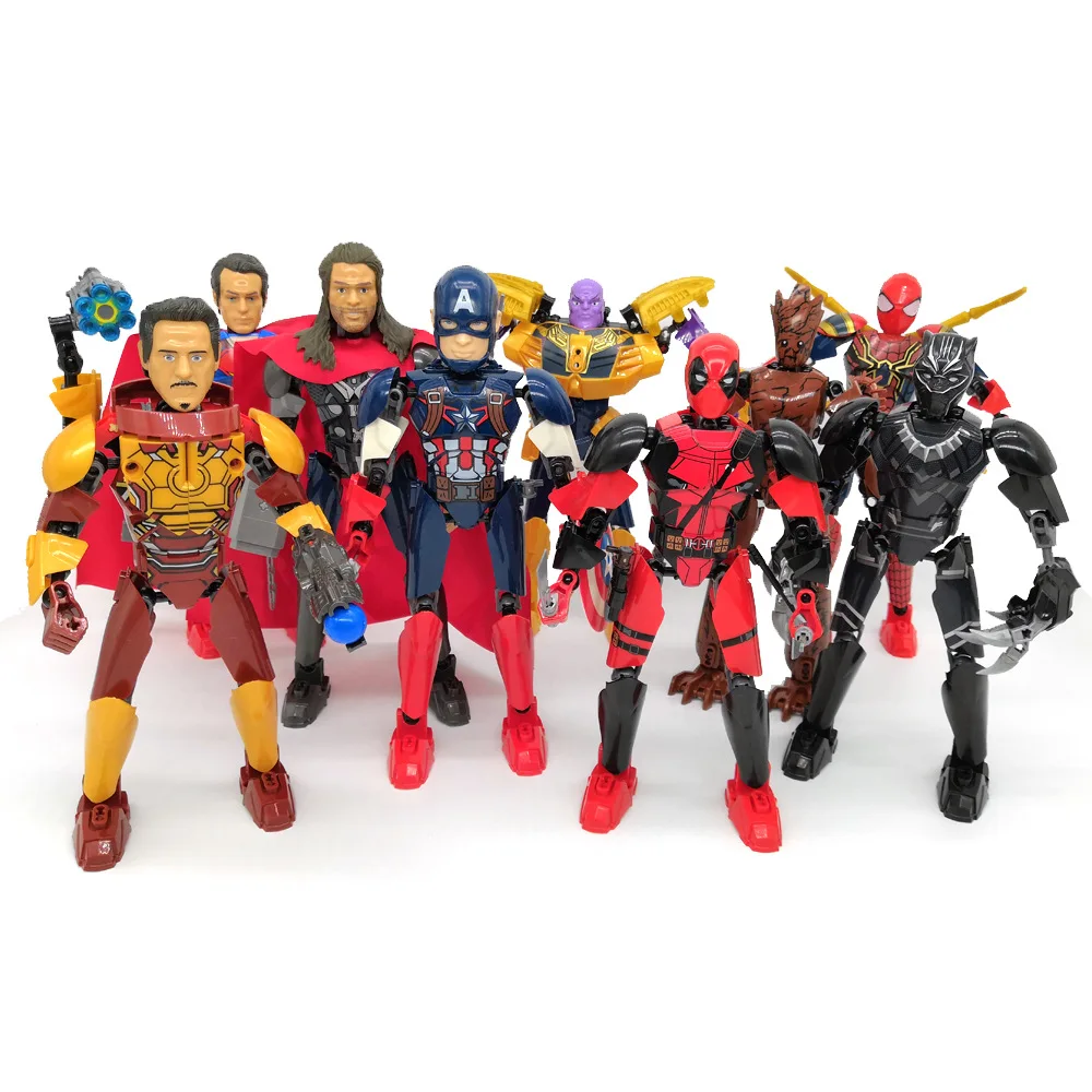

Iron Man Series Single Sale Legoingly Marvel Avengers Super Hero Figures Building Blocks Bricks Set Model Toys For Children