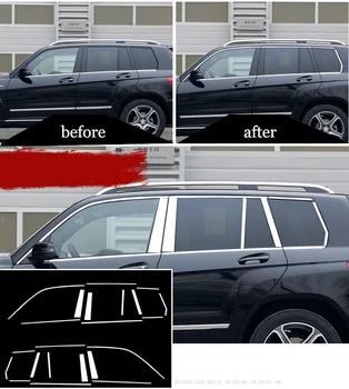 Stainless steel Exterior Window Sill Lid Trims for mercedes benz GLK280 GLK300 GLK350 GLK200 GLK220 2009-2016 Car Styling
Stainless steel Exterior Window Sill Lid Trims for mercedes benz GLK280 GLK300 GLK350 GLK200 GLK220 2009-2016 Car Styling