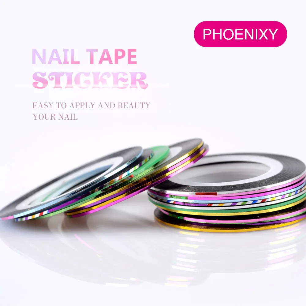 1Rolls/10Rolls Nail Art Glitter Gold Silver Stripping Tape Line Strips Decor Tools 1mm Nail Sticker DIY Beauty Accessories
1Rolls/10Rolls Nail Art Glitter Gold Silver Stripping Tape Line Strips Decor Tools 1mm Nail Sticker DIY Beauty Accessories