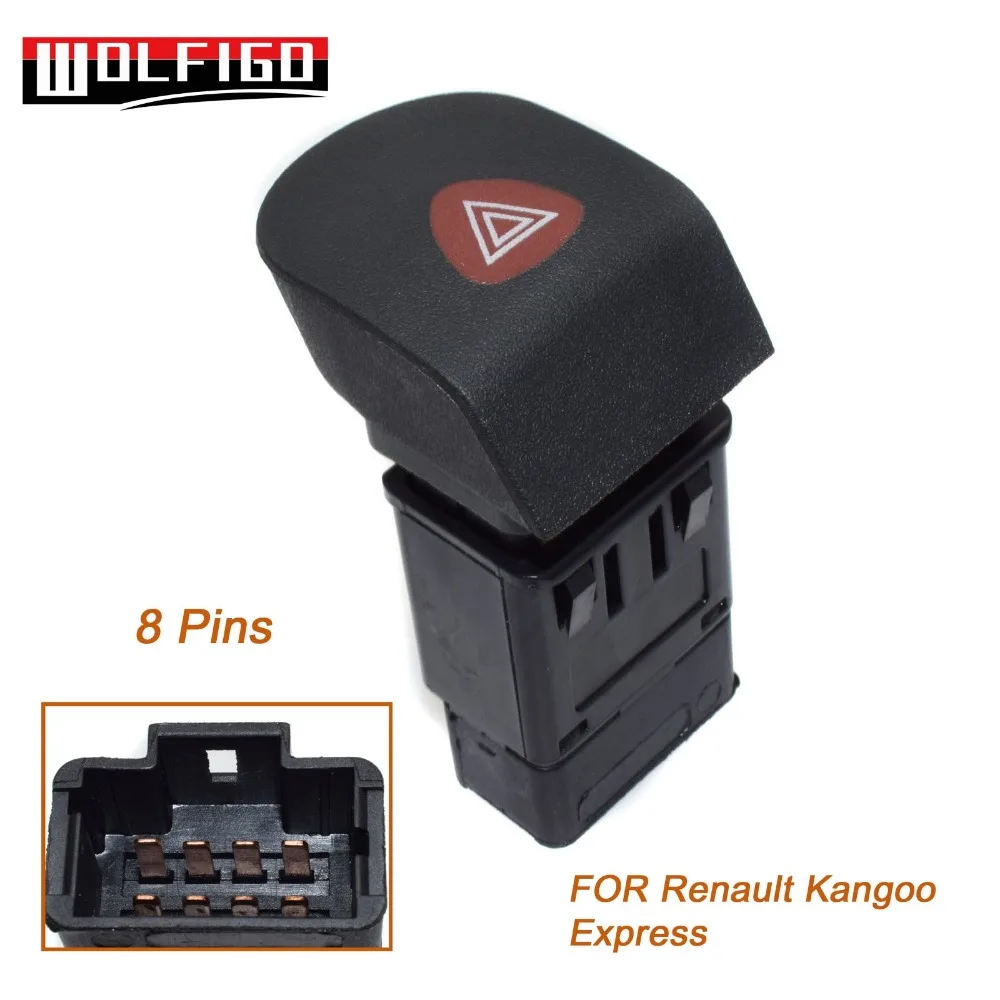 WOLFIGO Hazard Emergency Light Warnning Switch Fit For RENAULT Kangoo I Express 7700 308 821,7700308821,5768045 New
WOLFIGO Hazard Emergency Light Warnning Switch Fit For RENAULT Kangoo I Express 7700 308 821,7700308821,5768045 New