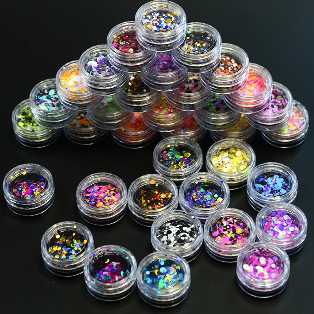 35 bottle Nail Art Round Sets Fashion Thin Mini 1-3mm Paillette Glitter Nails Tips Sparkly DIY Craft Sticker Colors TRP1-35
35 bottle Nail Art Round Sets Fashion Thin Mini 1-3mm Paillette Glitter Nails Tips Sparkly DIY Craft Sticker Colors TRP1-35