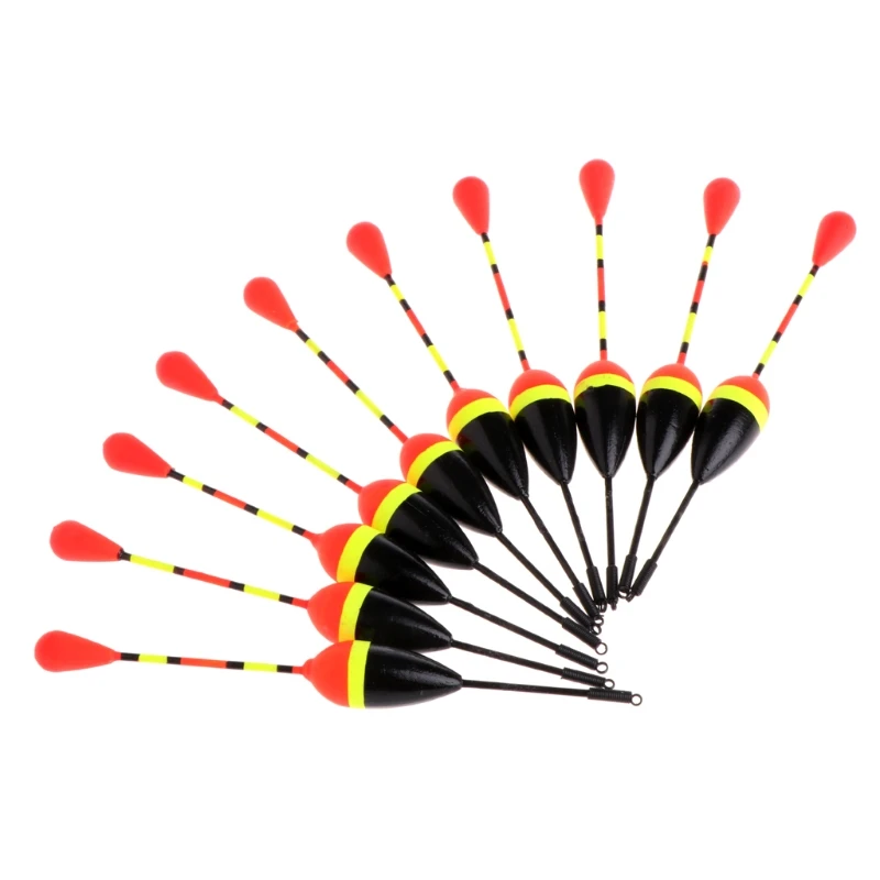 10pcs Carp Fishing Floats Set Buoy Bobber Stick For Fish Tackle Vertical 8# 1.2g dropshipping
10pcs Carp Fishing Floats Set Buoy Bobber Stick For Fish Tackle Vertical 8# 1.2g dropshipping