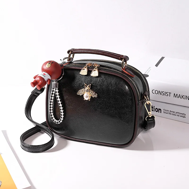 Trendy Brand Animal Bee Cowhide Handbags for Women Multifunction Luxury Cow Leather Shoulder Bags Girls Crossbody Bag B004
Trendy Brand Animal Bee Cowhide Handbags for Women Multifunction Luxury Cow Leather Shoulder Bags Girls Crossbody Bag B004