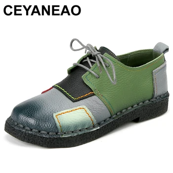 CEYANEAO 2018 Women flats genuine leather shoes slip on ballet flats women flats print woman shoes moccasins loafers shoesE1179
CEYANEAO 2018 Women flats genuine leather shoes slip on ballet flats women flats print woman shoes moccasins loafers shoesE1179
