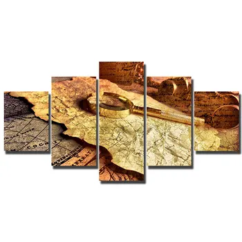 Artryst 5 Piece vintage decoration poster Map magnifier canvas painting for living room wall decor HD print picture decor WY376
Artryst 5 Piece vintage decoration poster Map magnifier canvas painting for living room wall decor HD print picture decor WY376
