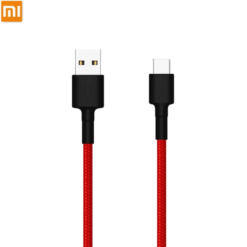 Original Xiaomi Red USB-C Type C TypeC Charging Data Cable Braided Wire Version 1m 100cm for Smartphone Mi Pad Huawei Samsung LG
Original Xiaomi Red USB-C Type C TypeC Charging Data Cable Braided Wire Version 1m 100cm for Smartphone Mi Pad Huawei Samsung LG