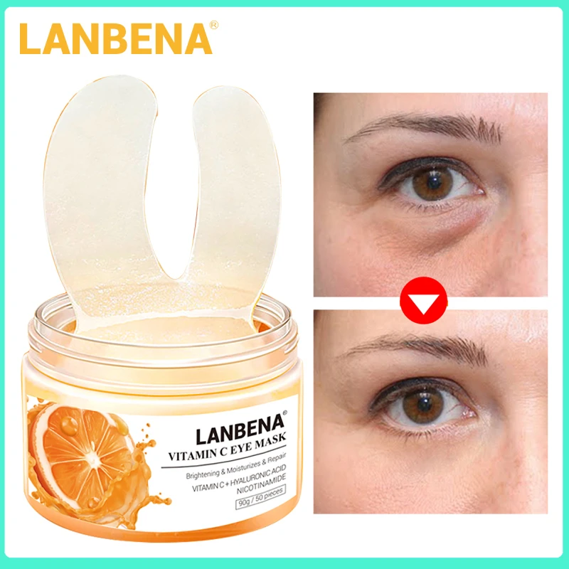 LANBENA Vitamin C Eye Mask Anti Wrinkle Moisturizing Eye Patches Serum Remove Brighten Lifting Repair Eye Bag 50PCS Eye Care
LANBENA Vitamin C Eye Mask Anti Wrinkle Moisturizing Eye Patches Serum Remove Brighten Lifting Repair Eye Bag 50PCS Eye Care