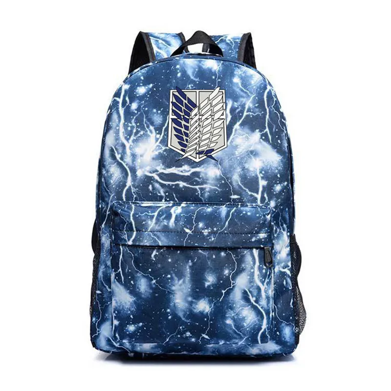 Anime Attack On Titan Canvas Backpacks Male/female Travel Bag Pack Schoolbag Backpack Rucksack For Teenagers Sac A Dos
Anime Attack On Titan Canvas Backpacks Male/female Travel Bag Pack Schoolbag Backpack Rucksack For Teenagers Sac A Dos