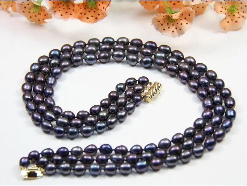 Free shipping hot sale Women Bridal Wedding Jewelry >>NEW LISTING 3Rows 10-13mm Natural south sea Black Pearl Necklace 17-19
Free shipping hot sale Women Bridal Wedding Jewelry >>NEW LISTING 3Rows 10-13mm Natural south sea Black Pearl Necklace 17-19