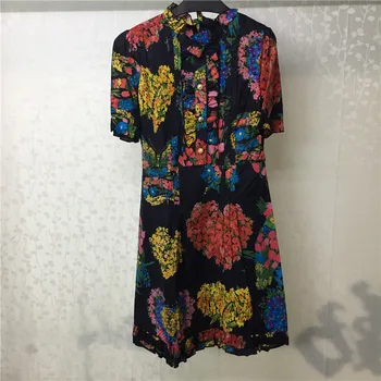 2019 Summer Dress Fashion Cotton Women Mini Dress Short Sleeve Floral Printed Dress Vestidos
2019 Summer Dress Fashion Cotton Women Mini Dress Short Sleeve Floral Printed Dress Vestidos