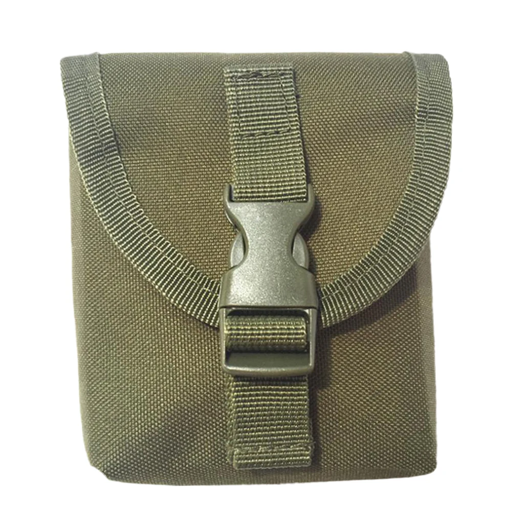 1 Pcs Durable Spare Scuba Diving Weight Belt Pocket Pouch with Buckle 600D Nylon Underwater Diving Accessories Army Green