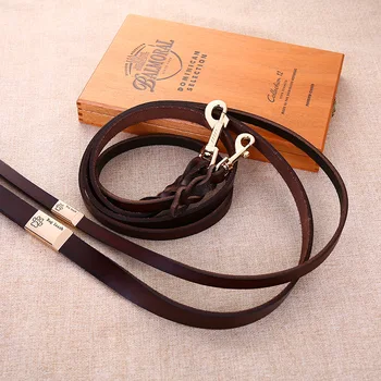 2018 High Quality Genuine Leather Pet Dog Leash Luxury Strong Puppy Collar Leash Lead For Large Dogs
2018 High Quality Genuine Leather Pet Dog Leash Luxury Strong Puppy Collar Leash Lead For Large Dogs