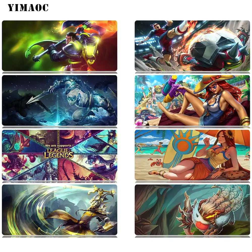 YIMAOC Lol pool party leona Mouse Pad 30x80 cm Computer Mousepad Anti-slip Natural Rubber Gaming Mouse Mat
YIMAOC Lol pool party leona Mouse Pad 30x80 cm Computer Mousepad Anti-slip Natural Rubber Gaming Mouse Mat