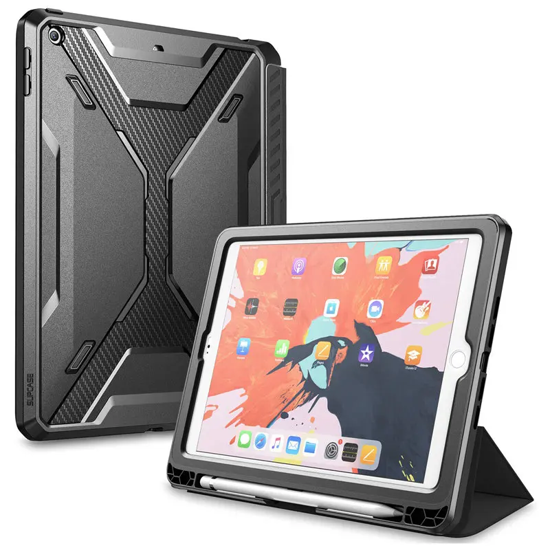 Compatible with Apple Pen For iPad 9.7 Case (2018/2017) Slim Trifold Folio Cover with Auto Sleep/Wake, Built-in Screen Protector
Compatible with Apple Pen For iPad 9.7 Case (2018/2017) Slim Trifold Folio Cover with Auto Sleep/Wake, Built-in Screen Protector