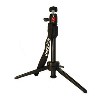 Kingjoy KT-300+BD-1 Aluminum Mini Lightweight Folding Adjustable Compact Table Tripod Stand with Ball Head for Camera Phone
Kingjoy KT-300+BD-1 Aluminum Mini Lightweight Folding Adjustable Compact Table Tripod Stand with Ball Head for Camera Phone