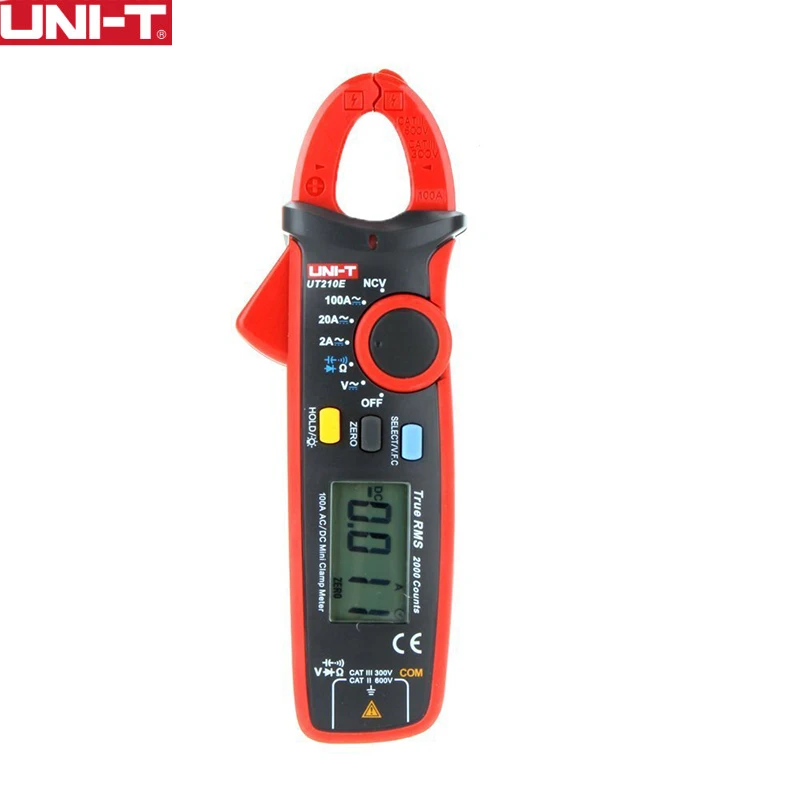 UNI-T Mini Digital Clamp Meters Multimeter UT210E Handheld RMS AC/DC Mini Digital Clamp Meter Resistance Capacitance Tester
UNI-T Mini Digital Clamp Meters Multimeter UT210E Handheld RMS AC/DC Mini Digital Clamp Meter Resistance Capacitance Tester