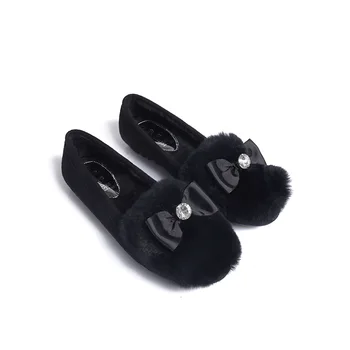 Taomengsi new winter 2018 double rabbit hair suede maomao shoes pure color round head with velvet diamond light mouth flat shoes
Taomengsi new winter 2018 double rabbit hair suede maomao shoes pure color round head with velvet diamond light mouth flat shoes