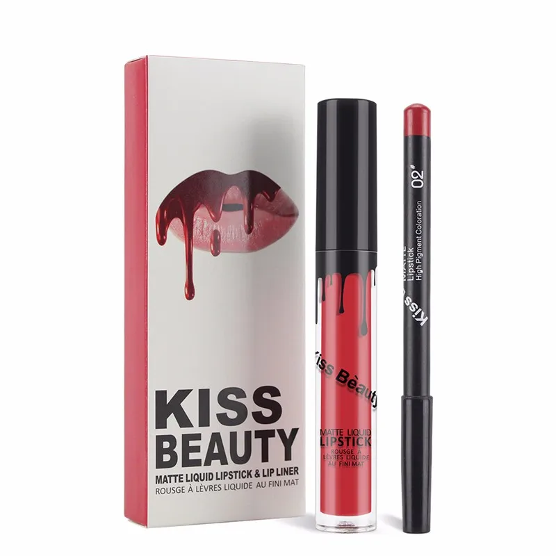 2 Pcs/Set Lip Tint Gloss Matte Liquid Lipstick Long-Lasting Makeup + Lip Liner Pencil Waterproof Lipliner Lipstick
2 Pcs/Set Lip Tint Gloss Matte Liquid Lipstick Long-Lasting Makeup + Lip Liner Pencil Waterproof Lipliner Lipstick