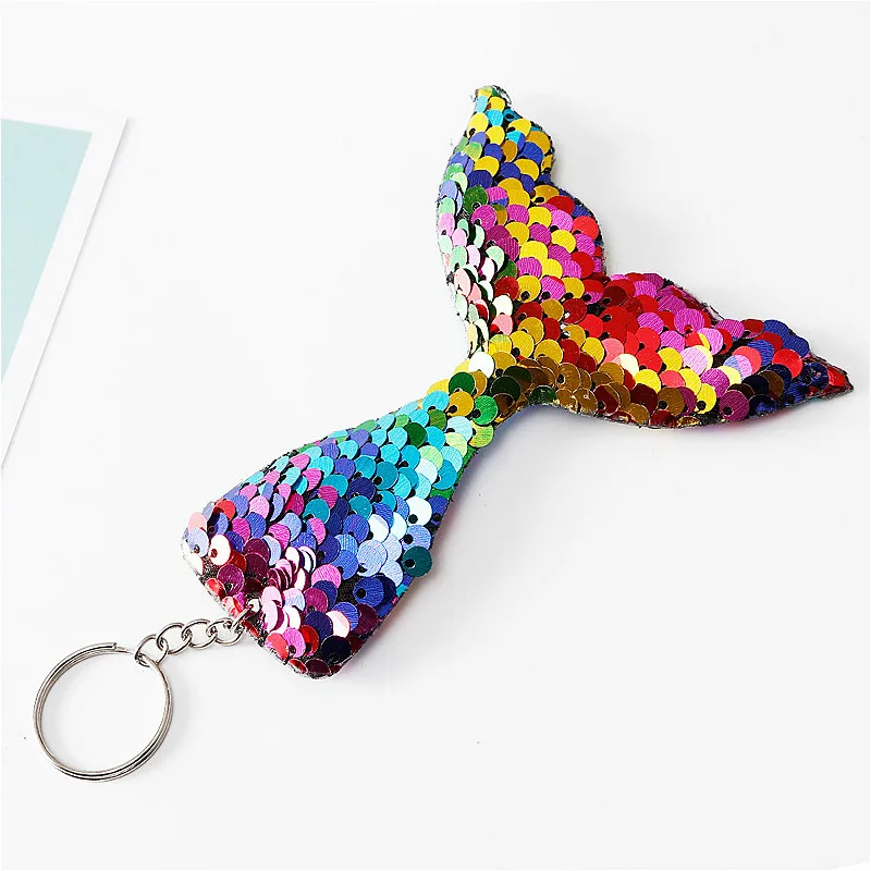 1 Pcs Colour Plush KeyChain Keyring New Hot-selling Double-sided Reflective Sequins Key Button Creative Fish Tail Car Key Ring
1 Pcs Colour Plush KeyChain Keyring New Hot-selling Double-sided Reflective Sequins Key Button Creative Fish Tail Car Key Ring