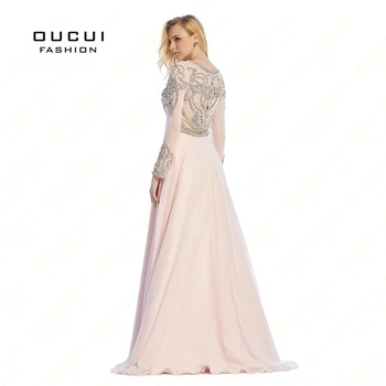 vestido de festa longo Formal Long Sleeves Gown See Through Back Beading Handwork Long Prom Evening Dresses OL102352D
vestido de festa longo Formal Long Sleeves Gown See Through Back Beading Handwork Long Prom Evening Dresses OL102352D