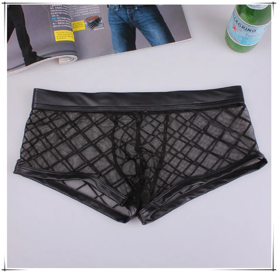 Leatherwear man sexy underwear men01