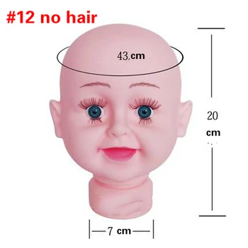 1pcs Head circumference 43cm smile baby child head model boy or girl hat glasses scarf hair mannequin window Display wholesale
1pcs Head circumference 43cm smile baby child head model boy or girl hat glasses scarf hair mannequin window Display wholesale