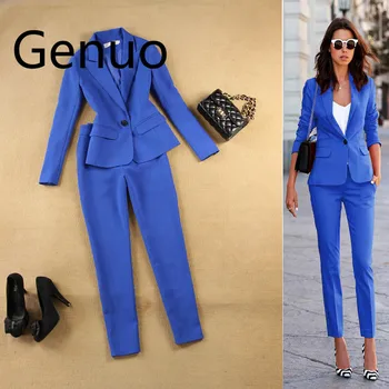 Fall Fashion Suit Suit Female Career Suit Jacket and Long Sections Temperament Casual Two-piece Pants TideThe Women Trouser Set
Fall Fashion Suit Suit Female Career Suit Jacket and Long Sections Temperament Casual Two-piece Pants TideThe Women Trouser Set