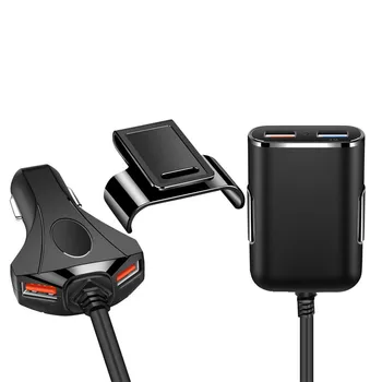 kongyide New 4 Port USB Fast Charging Car Charger For Front Back Seat 12A With 1.8M Cable Mobile Phones Tablets Car Accessories
kongyide New 4 Port USB Fast Charging Car Charger For Front Back Seat 12A With 1.8M Cable Mobile Phones Tablets Car Accessories