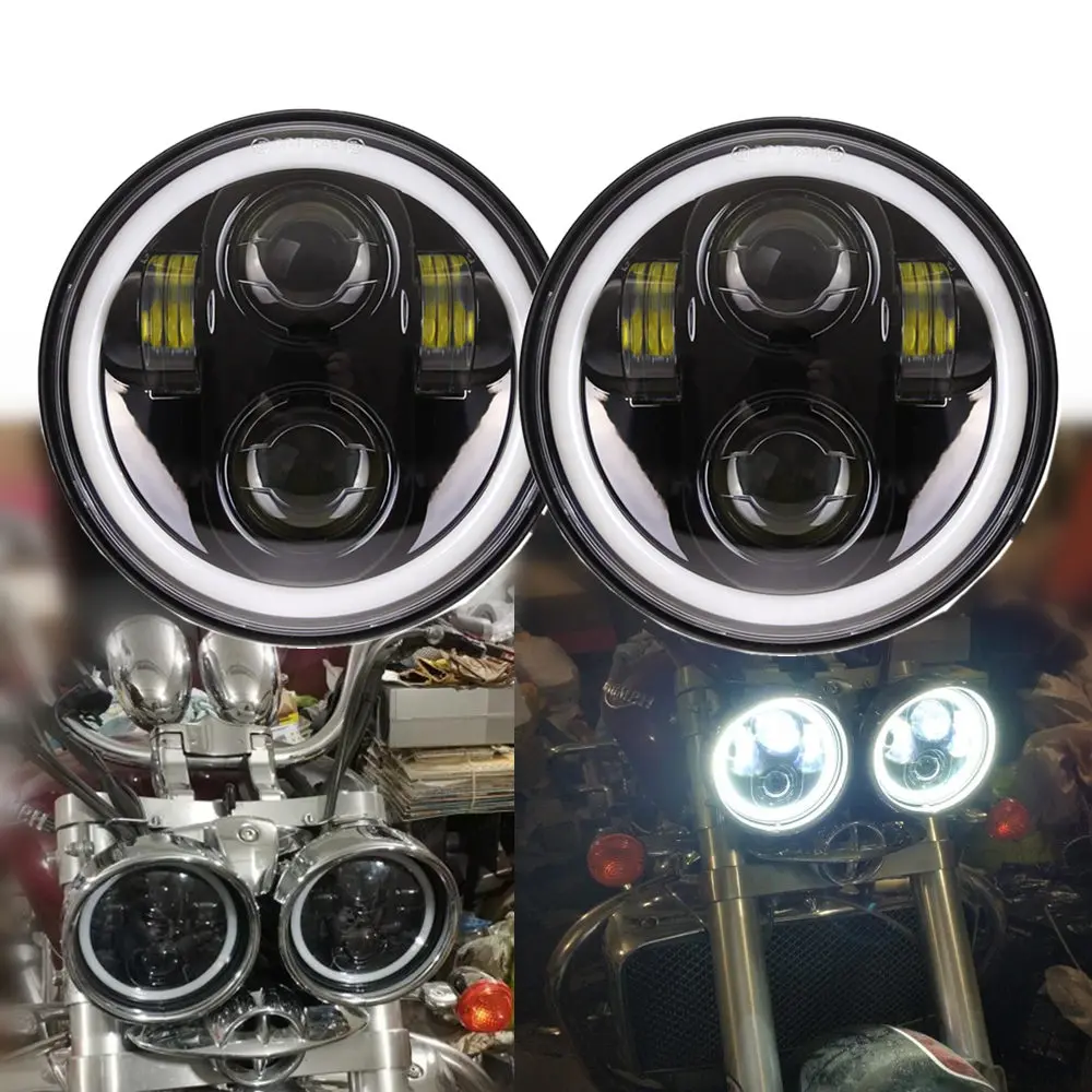 2pcs Headlamp 5.75 inch LED Headlights for Triumph Rocket iii 3 & Speed Triple & Street Triple 5 3/4" Headlamp For Iron 883 Dyna
2pcs Headlamp 5.75 inch LED Headlights for Triumph Rocket iii 3 & Speed Triple & Street Triple 5 3/4" Headlamp For Iron 883 Dyna