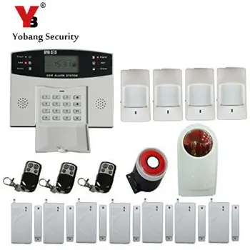 YobangSecurity Wireless/Wire GSM Home Alarm System LCD Screen Keyboard Russian Spanish Italian Cezch Voice PIR/Door Alarm Sensor
YobangSecurity Wireless/Wire GSM Home Alarm System LCD Screen Keyboard Russian Spanish Italian Cezch Voice PIR/Door Alarm Sensor
