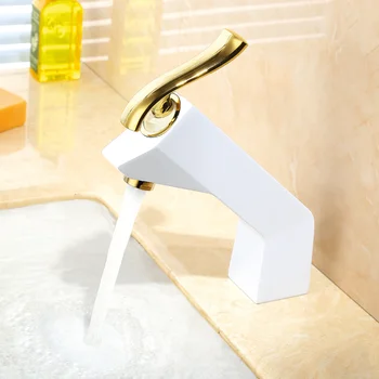 Kitchen bathroom, copper faucet, hot and cold wash basin, black and white American, North European splash faucet wx5181458
Kitchen bathroom, copper faucet, hot and cold wash basin, black and white American, North European splash faucet wx5181458