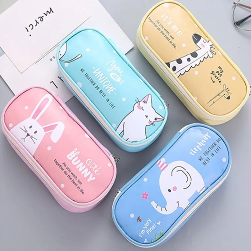 1 PC Creative Leather Large Capacity Pencil Cases Pouch Bags Kawaii Cartoon Pen Box Gift Office School Stationary Supplies 05199
1 PC Creative Leather Large Capacity Pencil Cases Pouch Bags Kawaii Cartoon Pen Box Gift Office School Stationary Supplies 05199