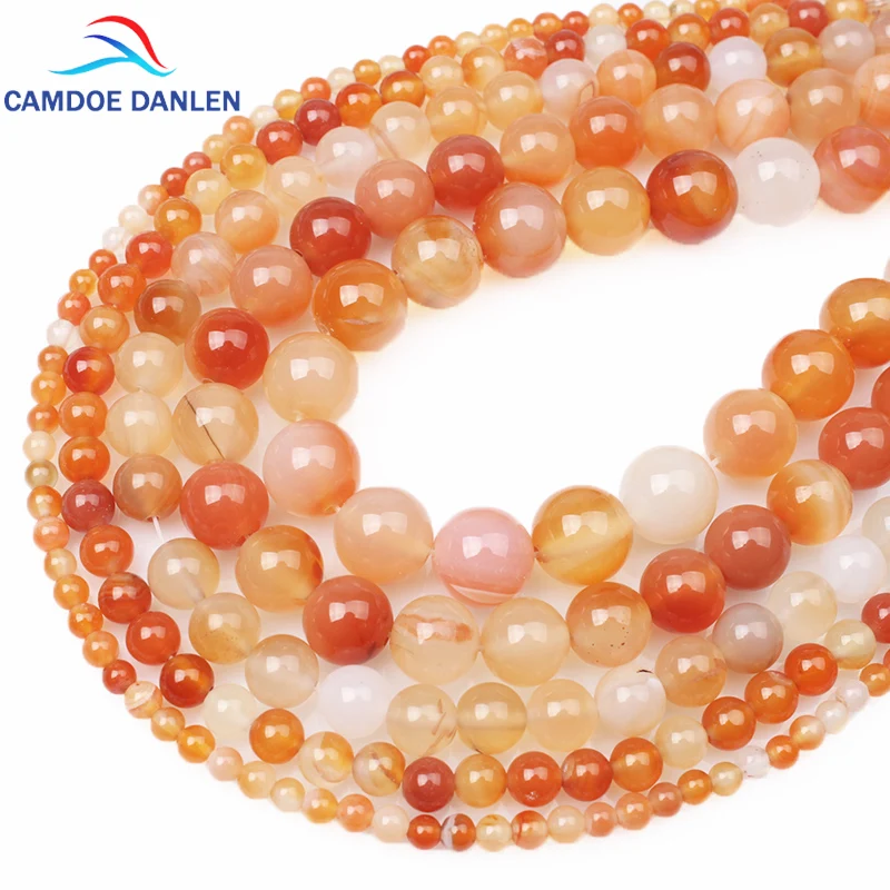 Natural Stone Beads Orange Red Carnelian Agates Round Bead 4 6 8 10 12MM Diy Bracelet Charm Beads For Jewelry Making Wholesale
Natural Stone Beads Orange Red Carnelian Agates Round Bead 4 6 8 10 12MM Diy Bracelet Charm Beads For Jewelry Making Wholesale