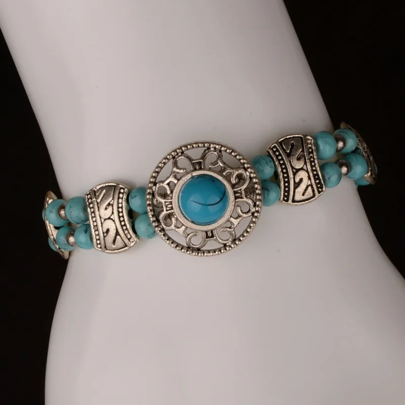 17+4cm Tribal Ethnic Round Charm Bracelet for Women Red/Blue/Black Color Adjustable Vintage Handmade Bohemian Jewelry
17+4cm Tribal Ethnic Round Charm Bracelet for Women Red/Blue/Black Color Adjustable Vintage Handmade Bohemian Jewelry