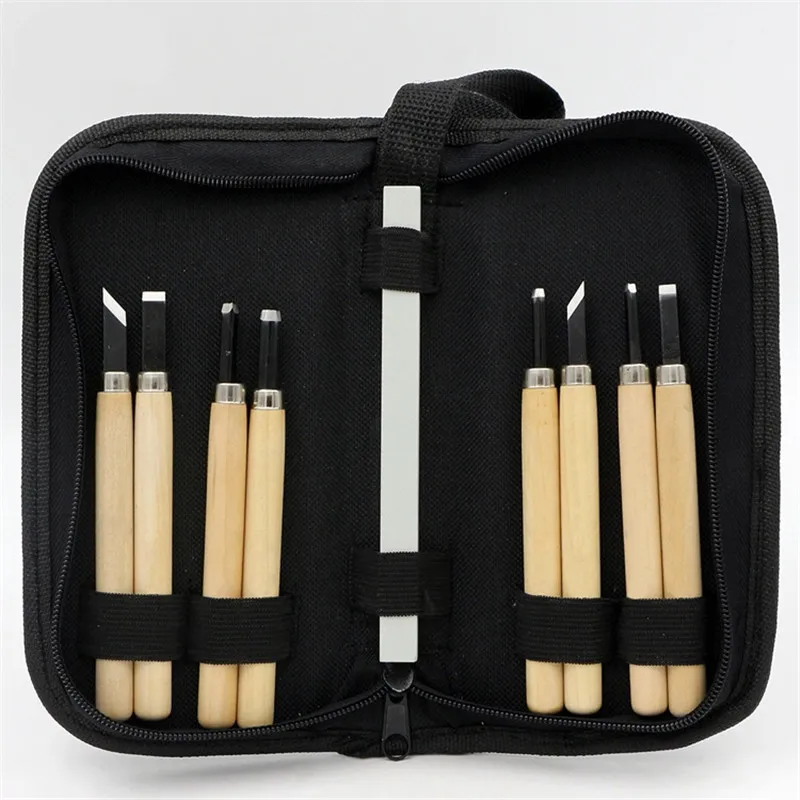 8Pcs Professional Wood Carving Hand Chisel Knife Tool Set Woodworkers Gouges with 1Pcs millstone
8Pcs Professional Wood Carving Hand Chisel Knife Tool Set Woodworkers Gouges with 1Pcs millstone