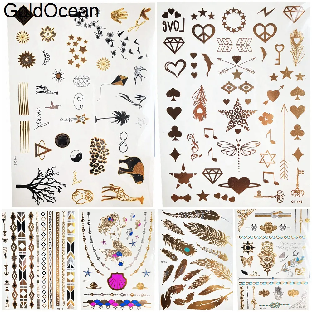 Finger Gadgets Gold Metallic Temporary Tattoo Girls Body Arm Art Flash Tattoo Women Love Leg Water Transfer Tattoo Bracelet Star
Finger Gadgets Gold Metallic Temporary Tattoo Girls Body Arm Art Flash Tattoo Women Love Leg Water Transfer Tattoo Bracelet Star