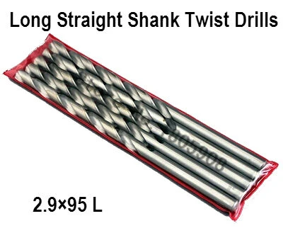 Free Shipping New Brand New 10Pcs 2.9mm Extra Long 95mm HSS Twist Drill Straigth Shank Auger Drilling Bit ,Drill bits for metal
Free Shipping New Brand New 10Pcs 2.9mm Extra Long 95mm HSS Twist Drill Straigth Shank Auger Drilling Bit ,Drill bits for metal