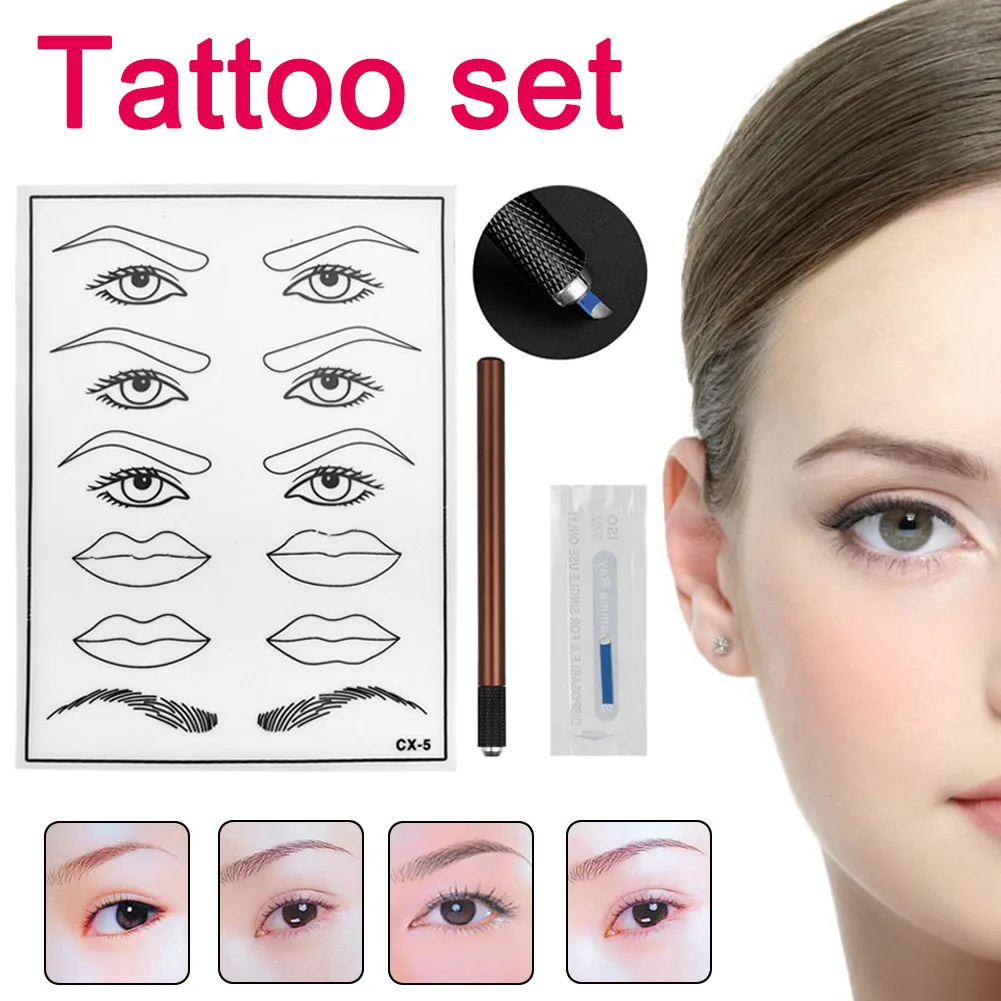 Eyebrow Tattoo Pen Set Tattoo Pen Cutter Practice Card Eyebrow Embroidery Makeup Tool YUF99
Eyebrow Tattoo Pen Set Tattoo Pen Cutter Practice Card Eyebrow Embroidery Makeup Tool YUF99