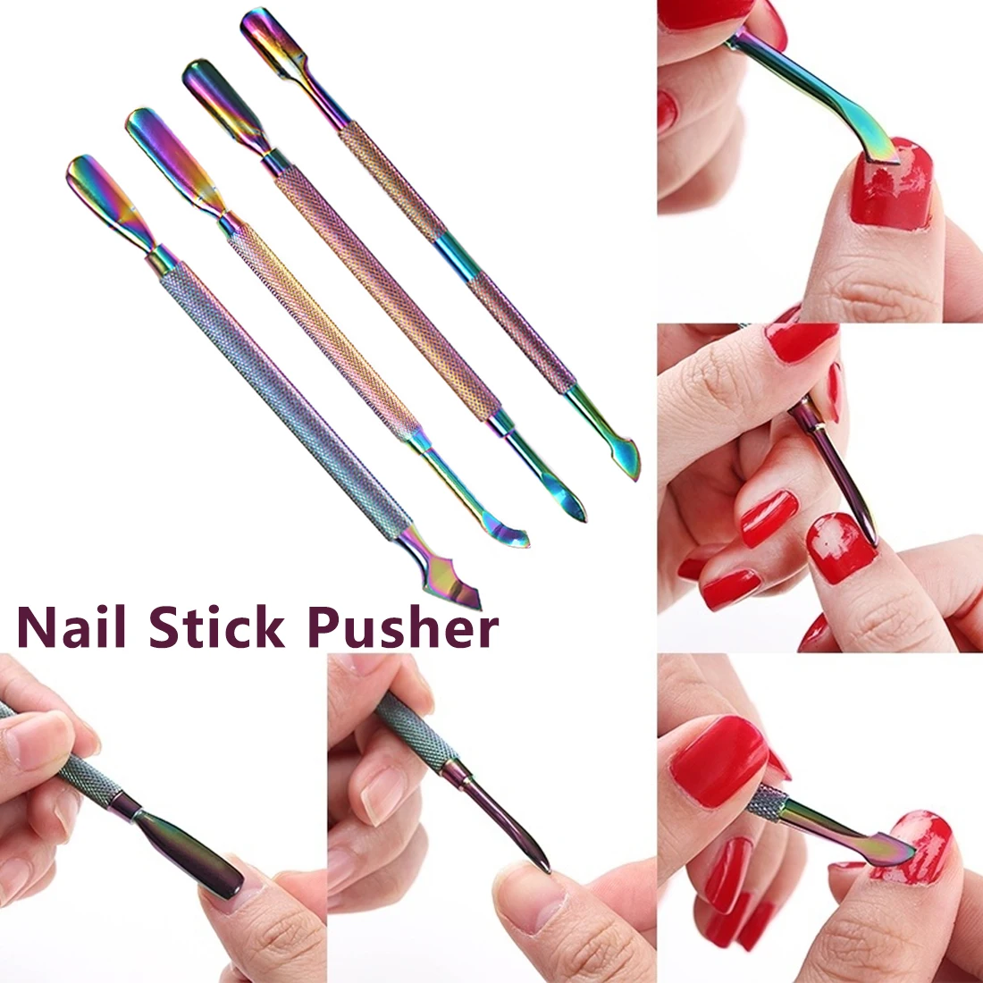 Sticks For Manicure Stainless Steel Stick Remover Cuticle Pusher Rod Dead Skin Gel Polish Nail Care Nail Art Tools
Sticks For Manicure Stainless Steel Stick Remover Cuticle Pusher Rod Dead Skin Gel Polish Nail Care Nail Art Tools