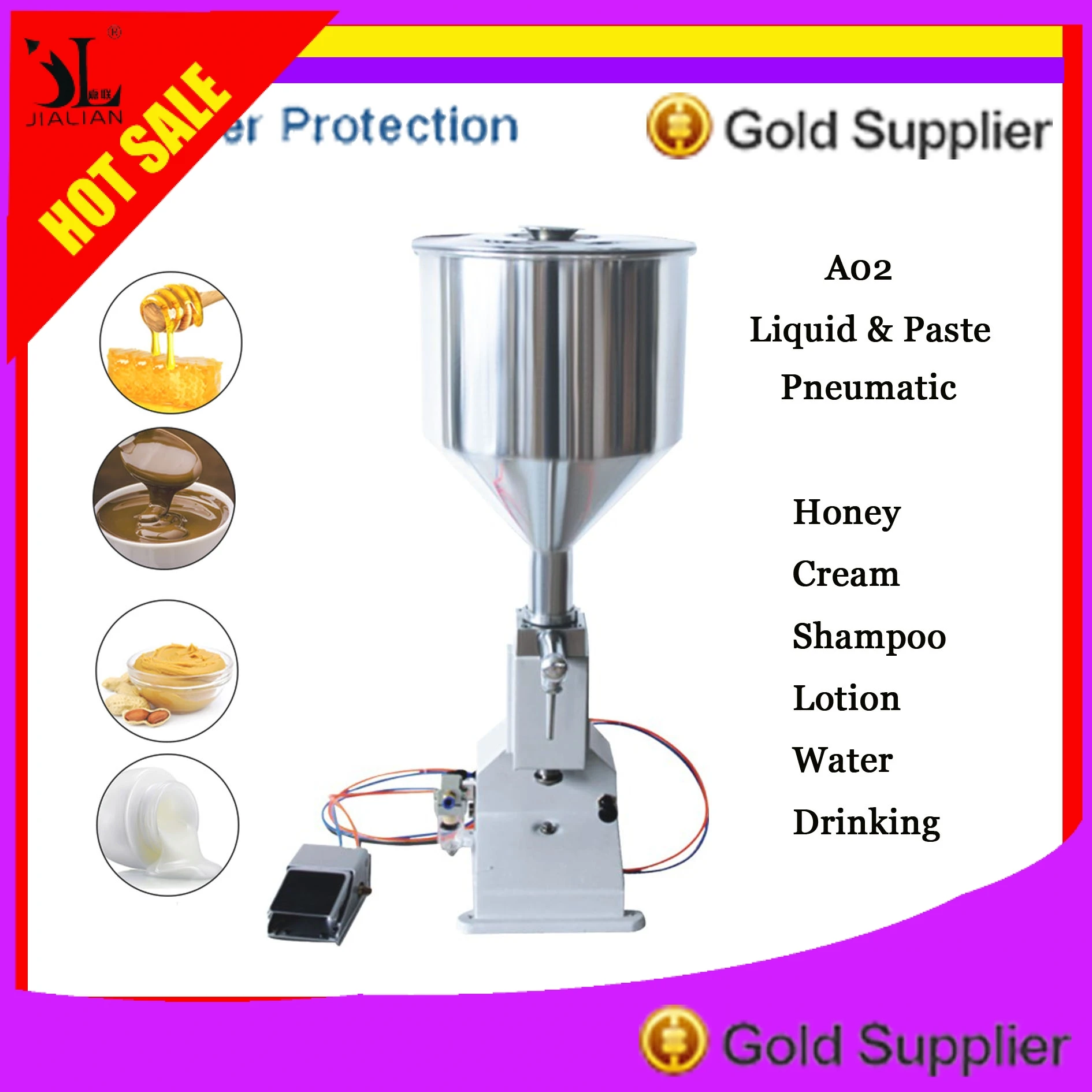 Manual Filling Machine 50ml For Nail Polish Cream Paste Filling Machine Manual Paste Filler Pneumatic Liquid Filler Perfume
Manual Filling Machine 50ml For Nail Polish Cream Paste Filling Machine Manual Paste Filler Pneumatic Liquid Filler Perfume