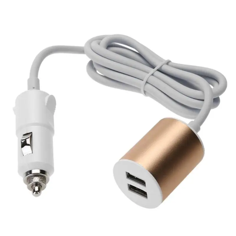 Car 5V 3.1A Dual USB Port Intelligent IC Auto Charger with Cigarette Lighter for Phone Tablet With Short Circuit Protection
Car 5V 3.1A Dual USB Port Intelligent IC Auto Charger with Cigarette Lighter for Phone Tablet With Short Circuit Protection
