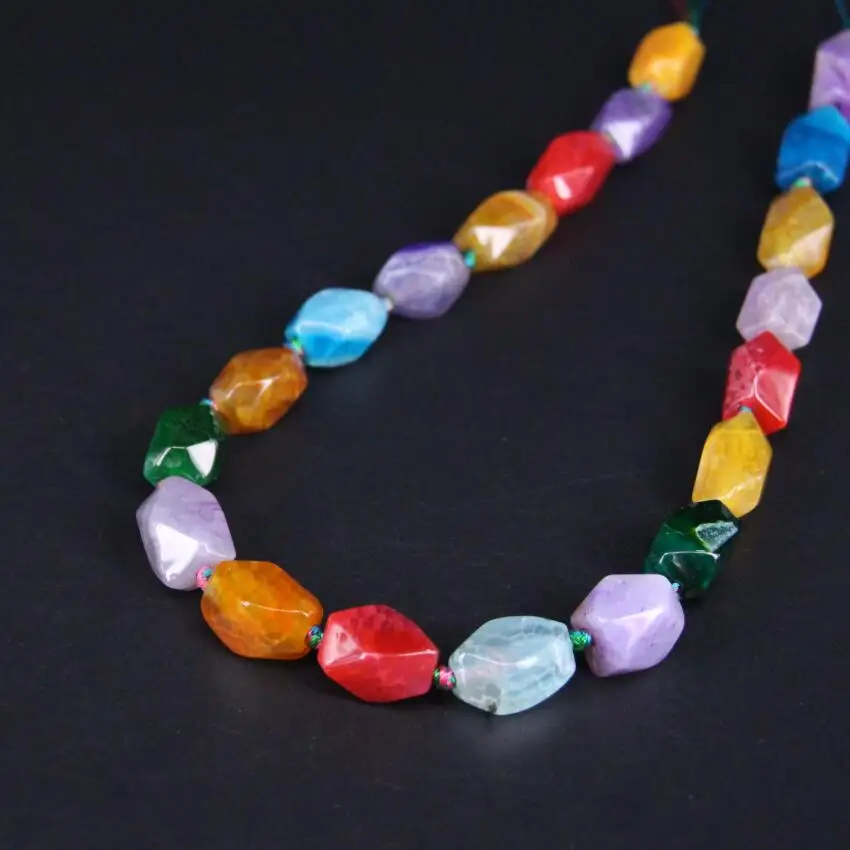 15.5"/strand Rainbow Natural Agates Freeform Faceted Nugget Pendant Beads,Mixtz Raw Gems Loose Beads For Bracelat Jewelry Making
15.5"/strand Rainbow Natural Agates Freeform Faceted Nugget Pendant Beads,Mixtz Raw Gems Loose Beads For Bracelat Jewelry Making