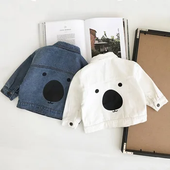 New arrival spring kids coat denim fashion casual girls boys coat jacket cartoon bear outwear jacket white blue children clothes
New arrival spring kids coat denim fashion casual girls boys coat jacket cartoon bear outwear jacket white blue children clothes