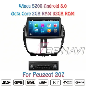 Topnavi 7" Octa Core S200 Android 8.0 Car DVD Multimedia Auto Player for Peugeot 207 Audio Radio Stereo Two DIN GPS Navigation
Topnavi 7" Octa Core S200 Android 8.0 Car DVD Multimedia Auto Player for Peugeot 207 Audio Radio Stereo Two DIN GPS Navigation