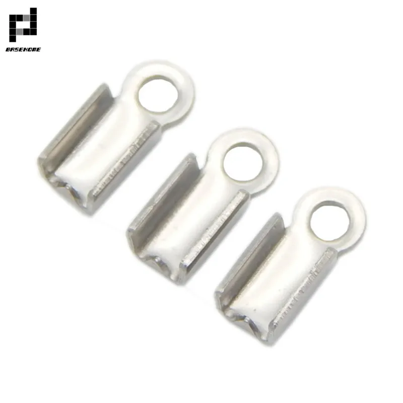 BASEHOME 100Pcs/lot Stainless Steel Cord Crimp End Caps Buckle Tips Necklace Bracelet Connectors Clasp Hooks DIY Jewerly
BASEHOME 100Pcs/lot Stainless Steel Cord Crimp End Caps Buckle Tips Necklace Bracelet Connectors Clasp Hooks DIY Jewerly